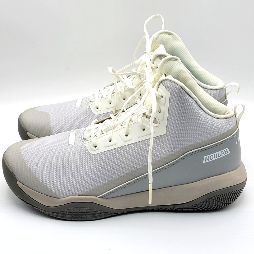Moolah Kicks Phantom Mid Basketball Sneakers Grey White MM1 213001007 Womens 9.5